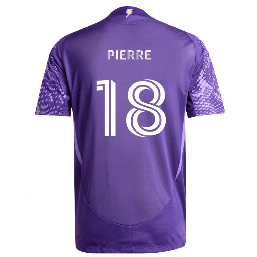Danxen Niño Camiseta Nikolai Pierre #18 Morado Blanco 1ª Equipación 2026/27 La Camisa