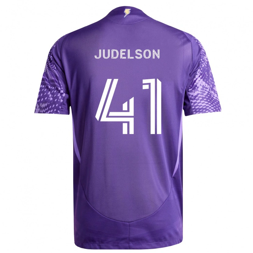 Danxen Niño Camiseta Dylan Judelson #41 Morado Blanco 1ª Equipación 2026/27 La Camisa