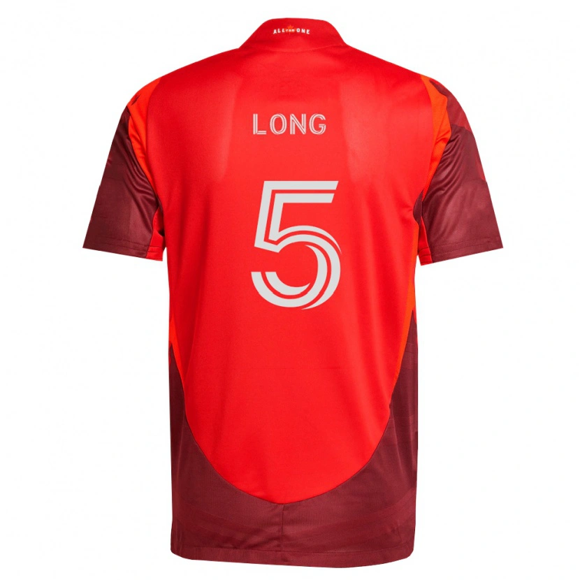 Danxen Niño Camiseta Kevin Long #5 Rojo Borgoña 1ª Equipación 2026/27 La Camisa