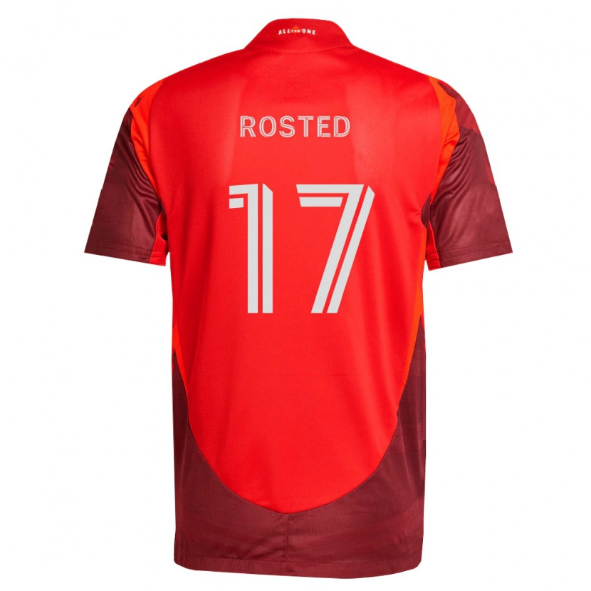 Danxen Niño Camiseta Sigurd Rosted #17 Rojo Borgoña 1ª Equipación 2026/27 La Camisa