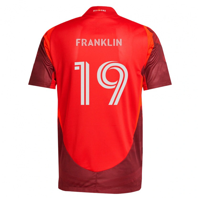 Danxen Niño Camiseta Kobe Franklin #19 Rojo Borgoña 1ª Equipación 2026/27 La Camisa