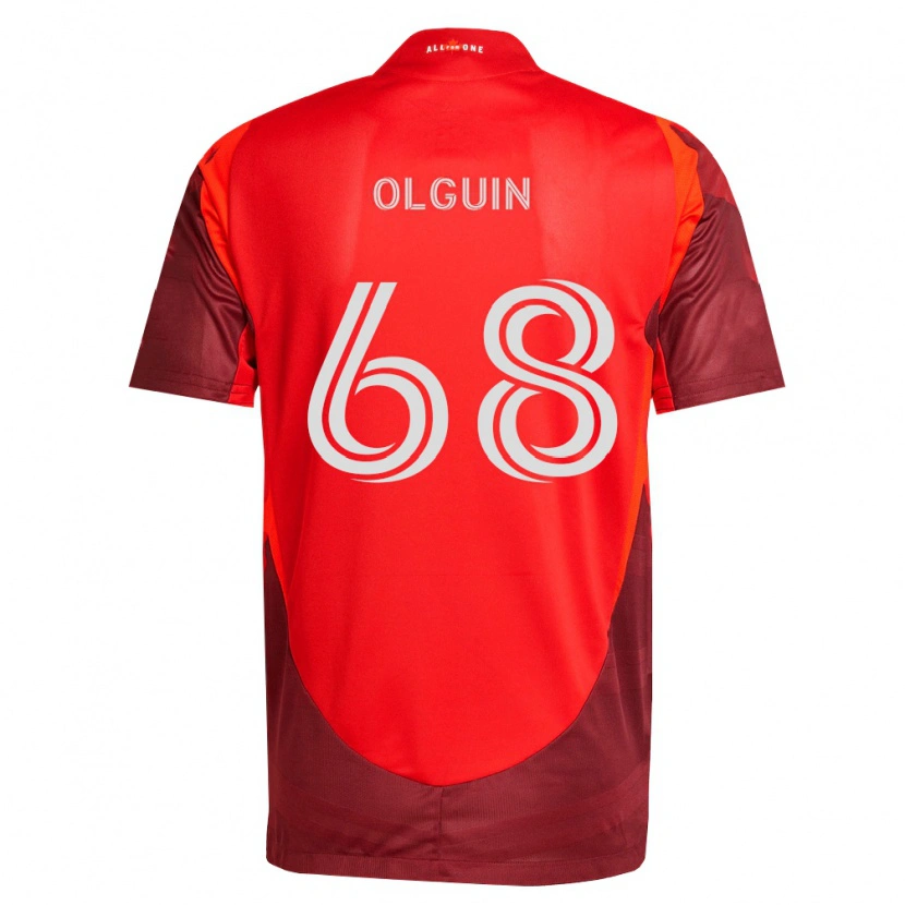 Danxen Niño Camiseta Lucas Olguin #68 Rojo Borgoña 1ª Equipación 2026/27 La Camisa