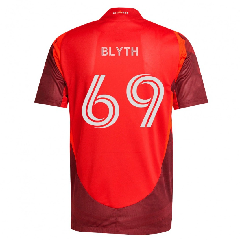 Danxen Niño Camiseta Tristan Blyth #69 Rojo Borgoña 1ª Equipación 2026/27 La Camisa