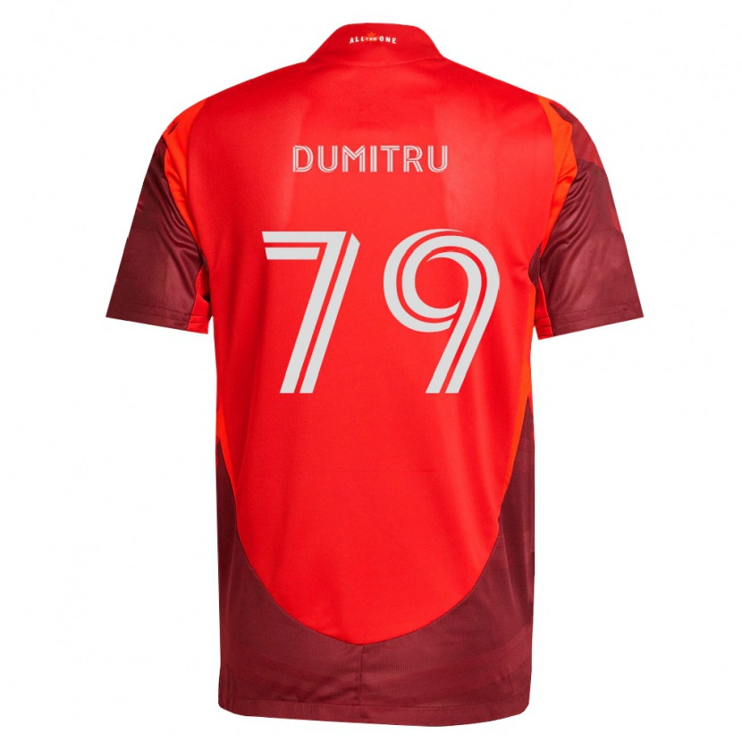 Danxen Niño Camiseta Andrei Dumitru #79 Rojo Borgoña 1ª Equipación 2026/27 La Camisa