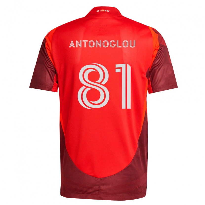 Danxen Niño Camiseta Themi Antonoglou #81 Rojo Borgoña 1ª Equipación 2026/27 La Camisa