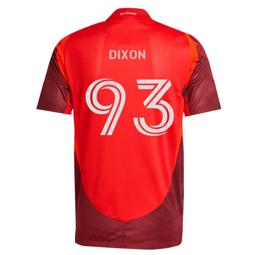 Danxen Niño Camiseta Damar Dixon #93 Rojo Borgoña 1ª Equipación 2026/27 La Camisa