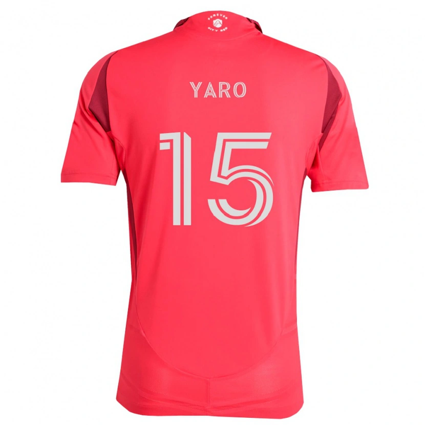 Danxen Niño Camiseta Joshua Yaro #15 Magenta Blanco 1ª Equipación 2026/27 La Camisa