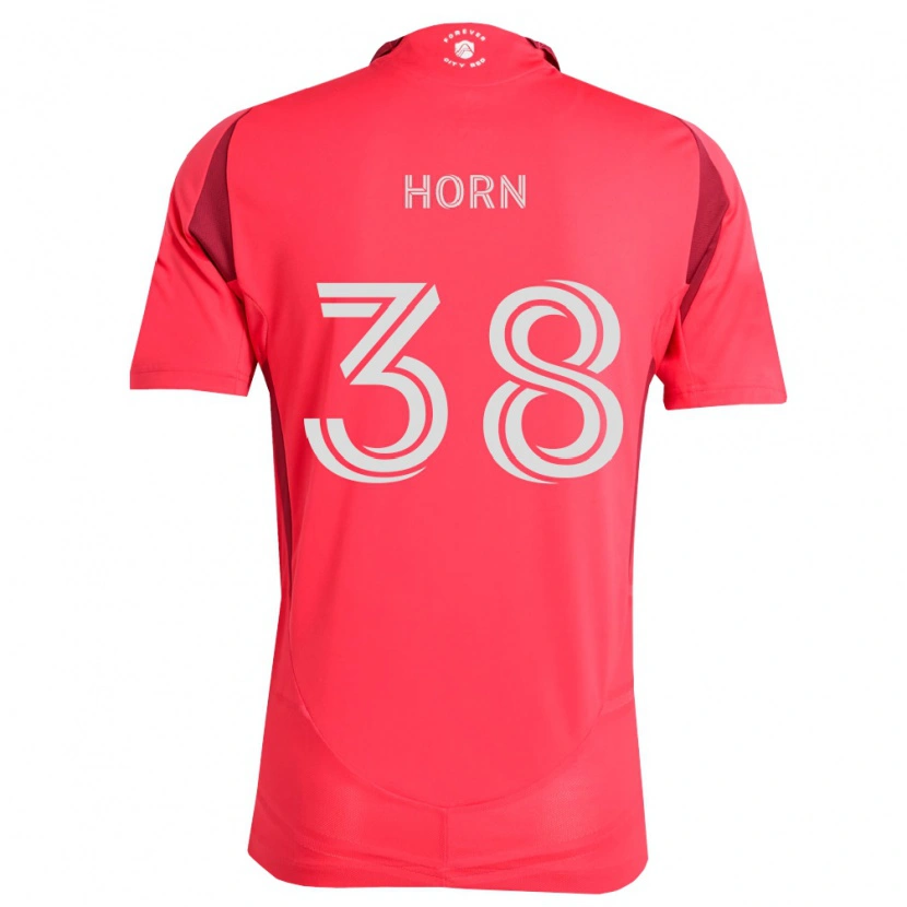 Danxen Niño Camiseta Jannes Horn #38 Magenta Blanco 1ª Equipación 2026/27 La Camisa