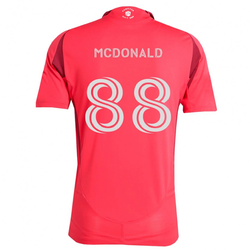 Danxen Niño Camiseta Patrick Mcdonald #88 Magenta Blanco 1ª Equipación 2026/27 La Camisa