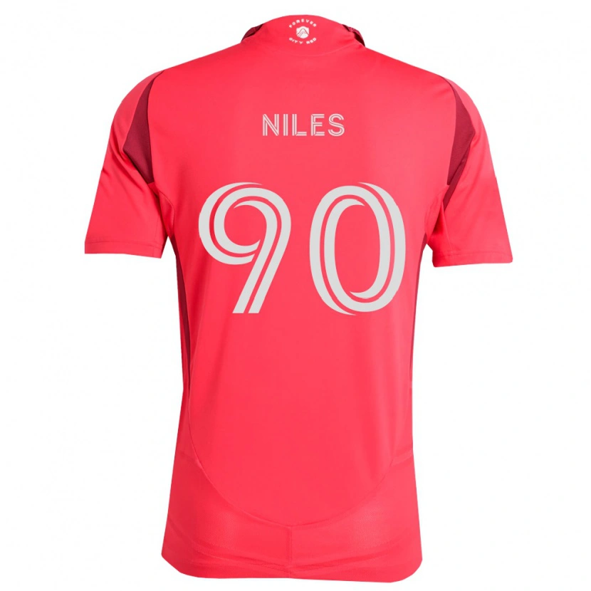 Danxen Niño Camiseta Eddie Niles #90 Magenta Blanco 1ª Equipación 2026/27 La Camisa