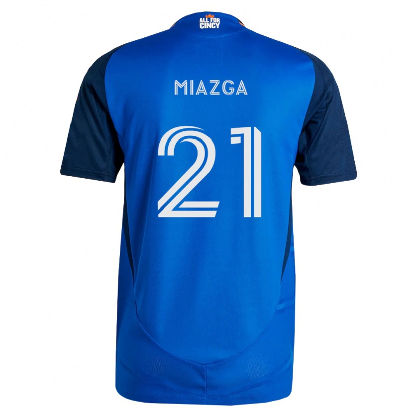 Danxen Niño Camiseta Matt Miazga #21 Azul Real Naranja 1ª Equipación 2026/27 La Camisa