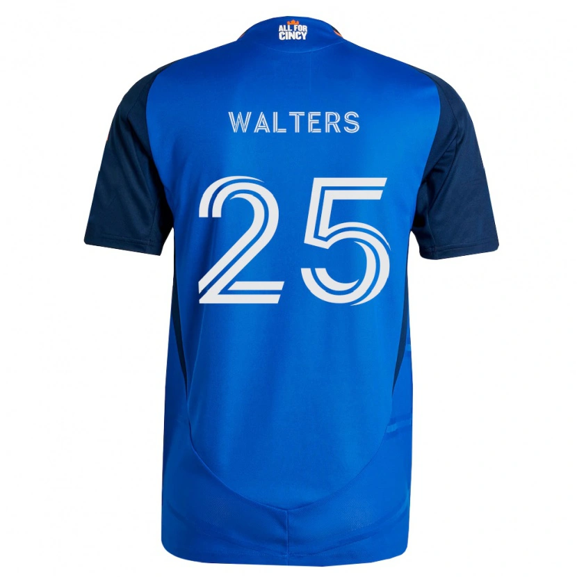Danxen Niño Camiseta Paul Walters #25 Azul Real Naranja 1ª Equipación 2026/27 La Camisa
