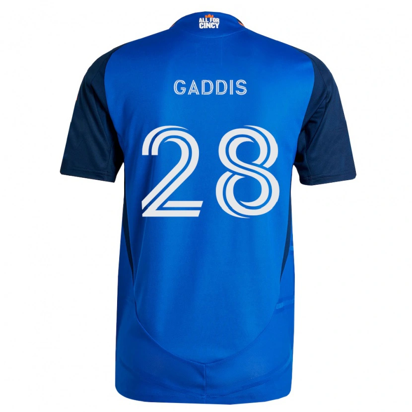 Danxen Niño Camiseta Raymon Gaddis #28 Azul Real Naranja 1ª Equipación 2026/27 La Camisa