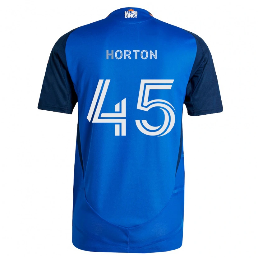 Danxen Niño Camiseta Philip Horton #45 Azul Real Naranja 1ª Equipación 2026/27 La Camisa
