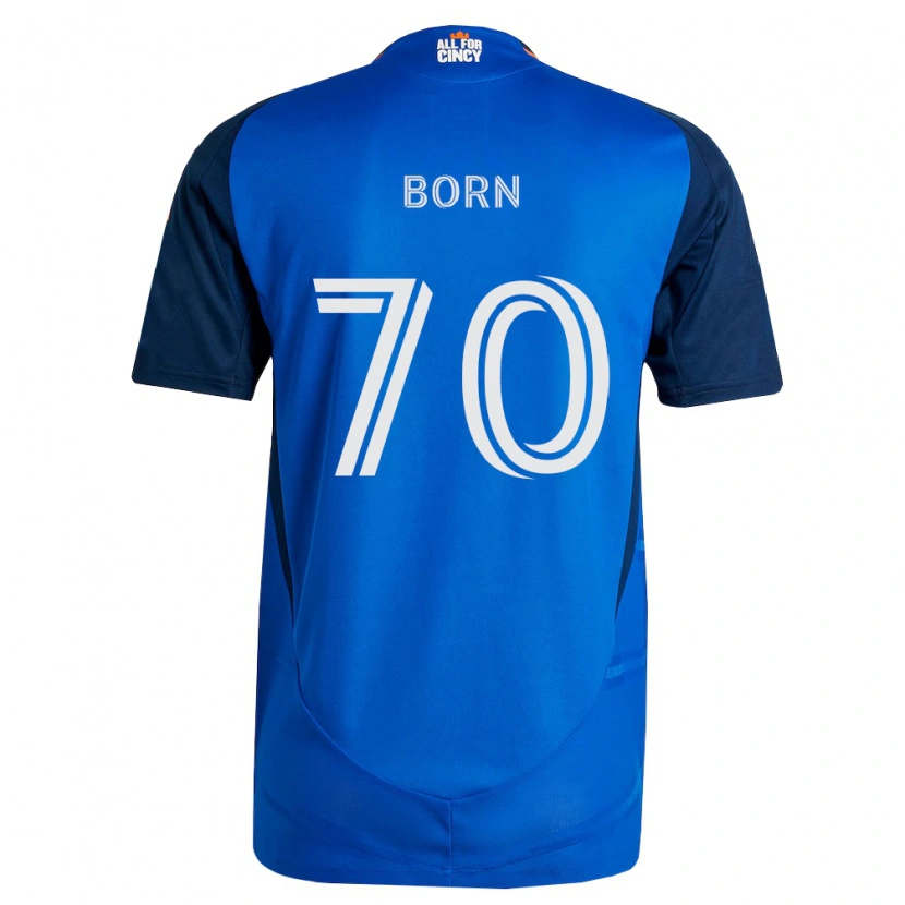 Danxen Niño Camiseta Landon Born #70 Azul Real Naranja 1ª Equipación 2026/27 La Camisa