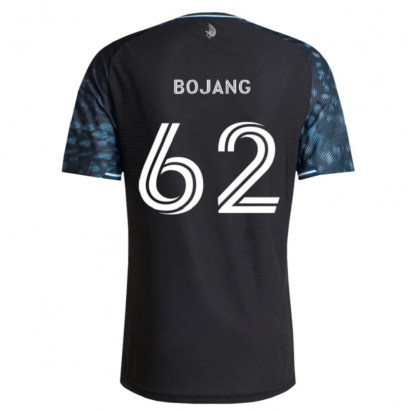Danxen Niño Camiseta Mohammad Bojang #62 Negro Blanco 1ª Equipación 2026/27 La Camisa