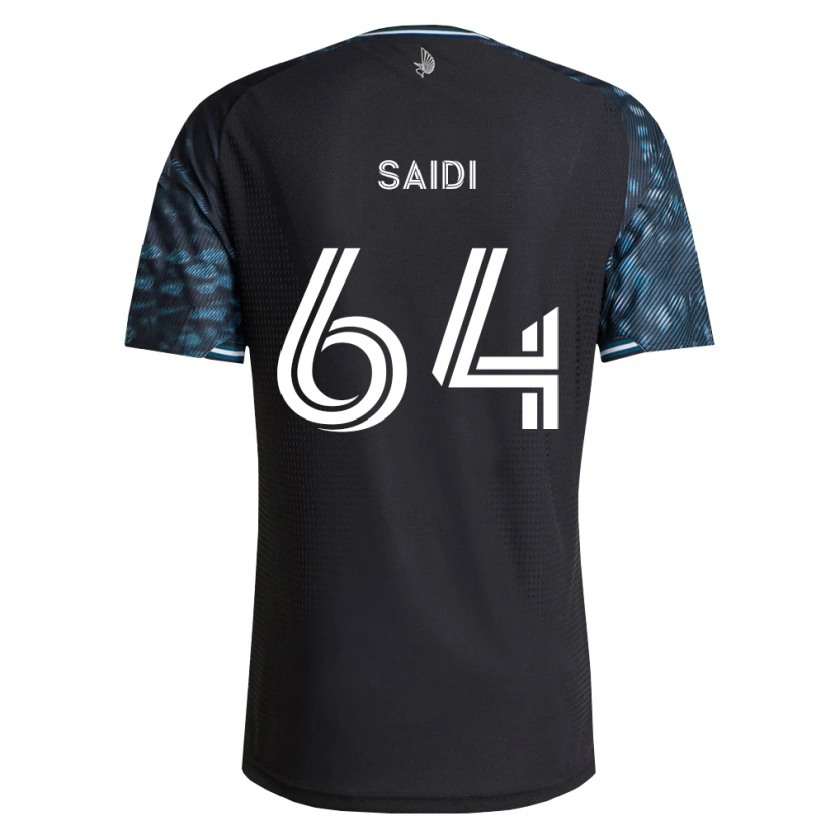 Danxen Niño Camiseta Issa Saidi #64 Negro Blanco 1ª Equipación 2026/27 La Camisa