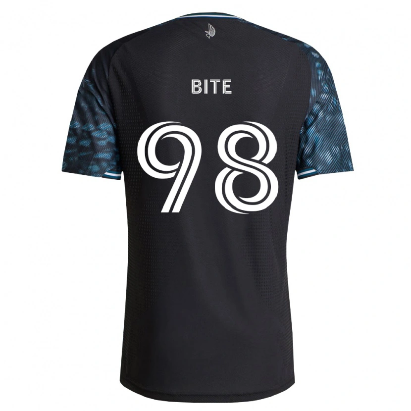 Danxen Niño Camiseta Kristers Bite #98 Negro Blanco 1ª Equipación 2026/27 La Camisa