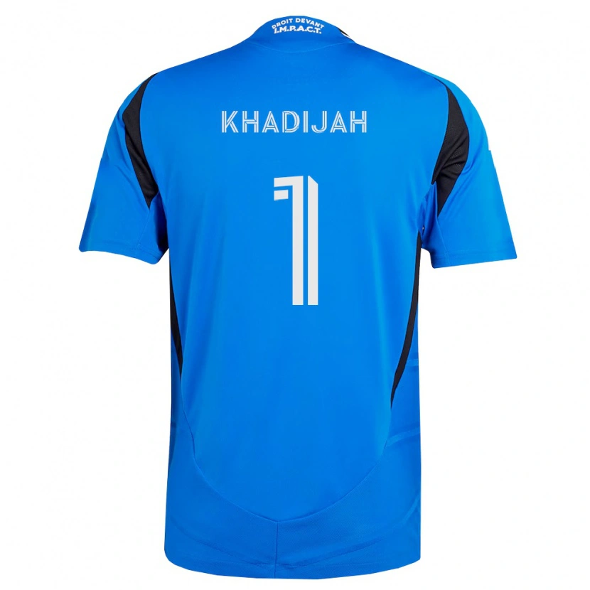 Danxen Niño Camiseta Cissé Khadijah #1 Azul Blanco Negro 1ª Equipación 2026/27 La Camisa