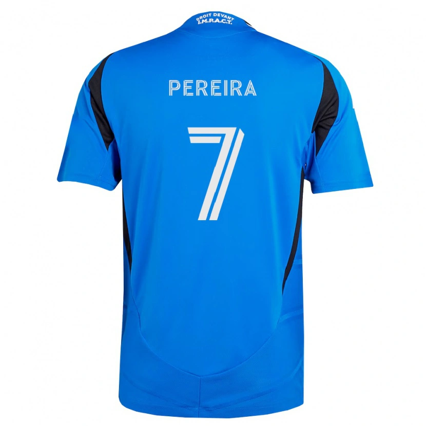 Danxen Niño Camiseta Daniel Pereira #7 Azul Blanco Negro 1ª Equipación 2026/27 La Camisa