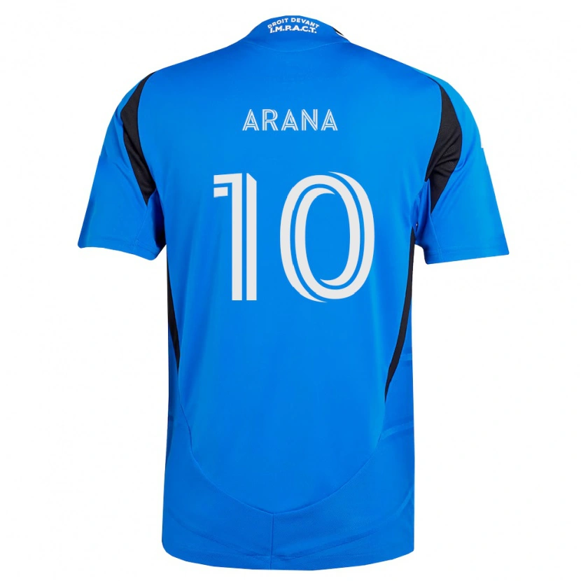 Danxen Niño Camiseta Patrick Arana #10 Azul Blanco Negro 1ª Equipación 2026/27 La Camisa