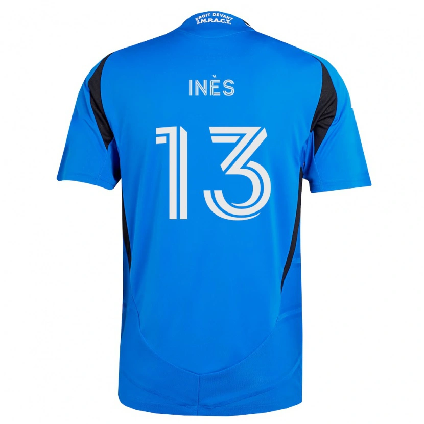 Danxen Niño Camiseta Nourani Inès #13 Azul Blanco Negro 1ª Equipación 2026/27 La Camisa
