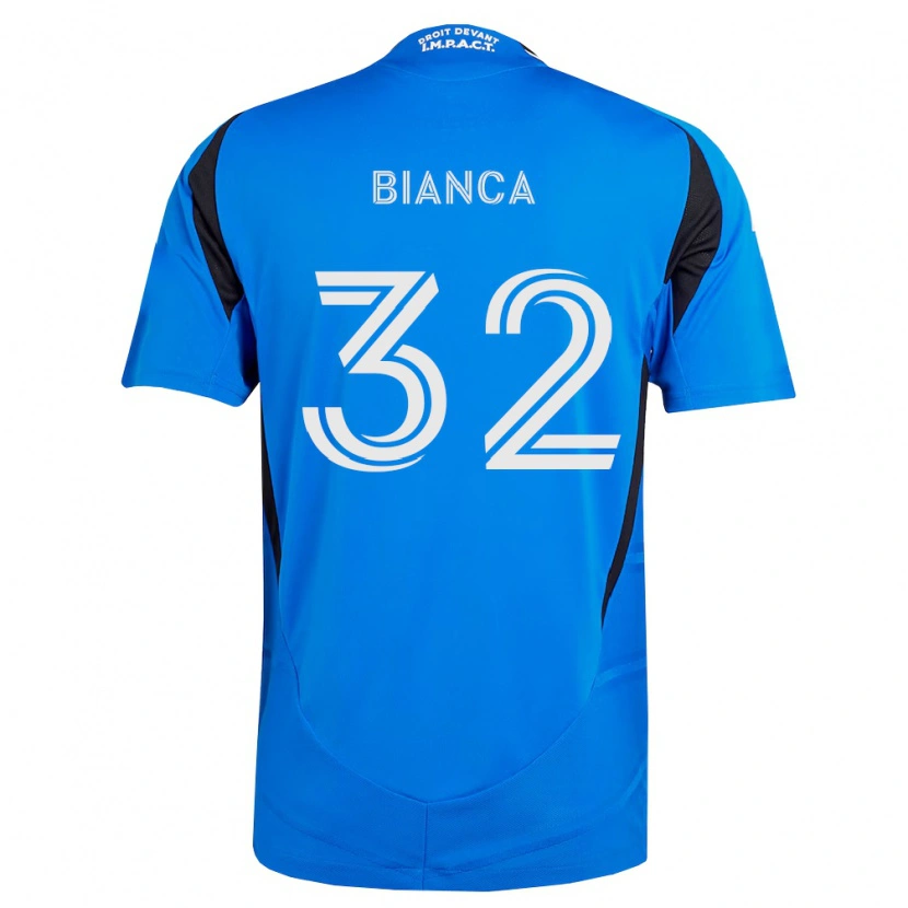 Danxen Niño Camiseta Hanisch Bianca #32 Azul Blanco Negro 1ª Equipación 2026/27 La Camisa