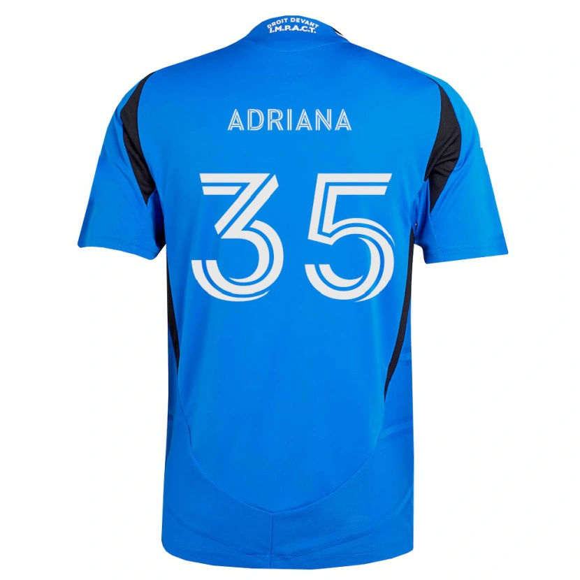 Danxen Niño Camiseta Teoli Adriana #35 Azul Blanco Negro 1ª Equipación 2026/27 La Camisa