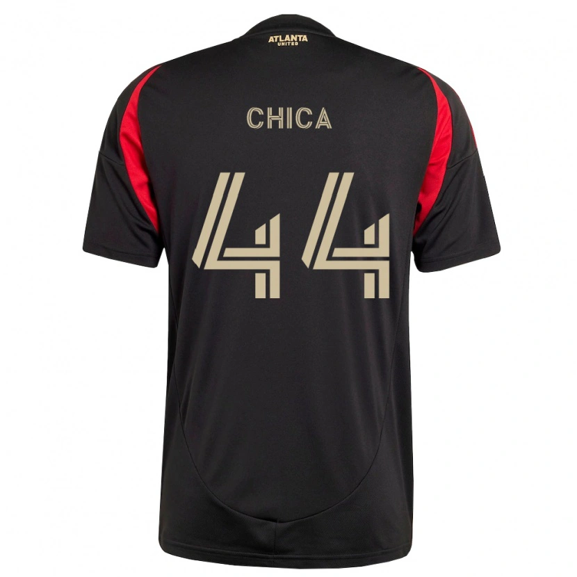 Danxen Niño Camiseta Daniel Chica #44 Negro Rojo 1ª Equipación 2026/27 La Camisa