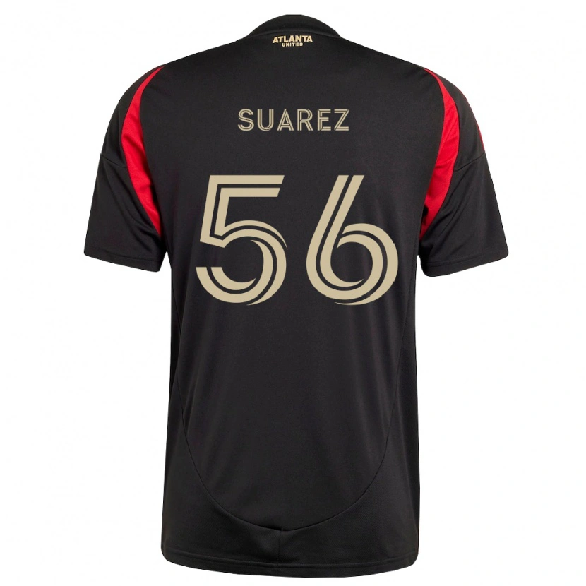 Danxen Niño Camiseta Ignacio Suarez #56 Negro Rojo 1ª Equipación 2026/27 La Camisa