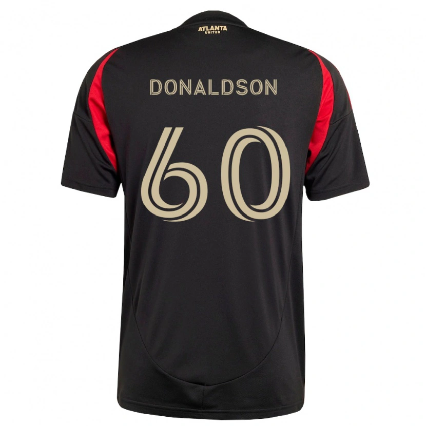 Danxen Niño Camiseta James Donaldson #60 Negro Rojo 1ª Equipación 2026/27 La Camisa