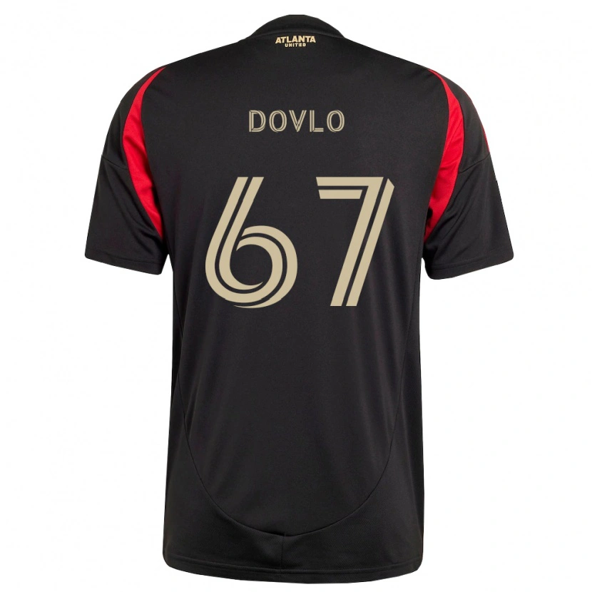 Danxen Niño Camiseta Enzo Dovlo #67 Negro Rojo 1ª Equipación 2026/27 La Camisa