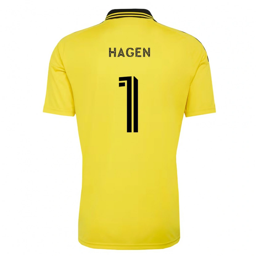 Danxen Niño Camiseta Nicholas Hagen #1 Amarillo Negro 1ª Equipación 2026/27 La Camisa
