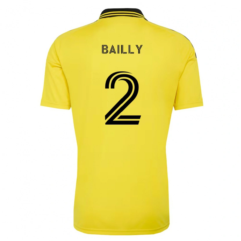 Danxen Niño Camiseta Eric Bailly #2 Amarillo Negro 1ª Equipación 2026/27 La Camisa