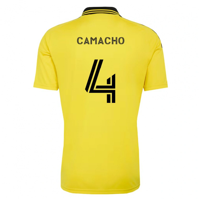 Danxen Niño Camiseta Rudy Camacho #4 Amarillo Negro 1ª Equipación 2026/27 La Camisa