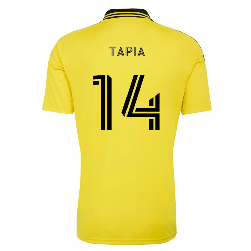 Danxen Niño Camiseta Gonzalo Tapia #14 Amarillo Negro 1ª Equipación 2026/27 La Camisa