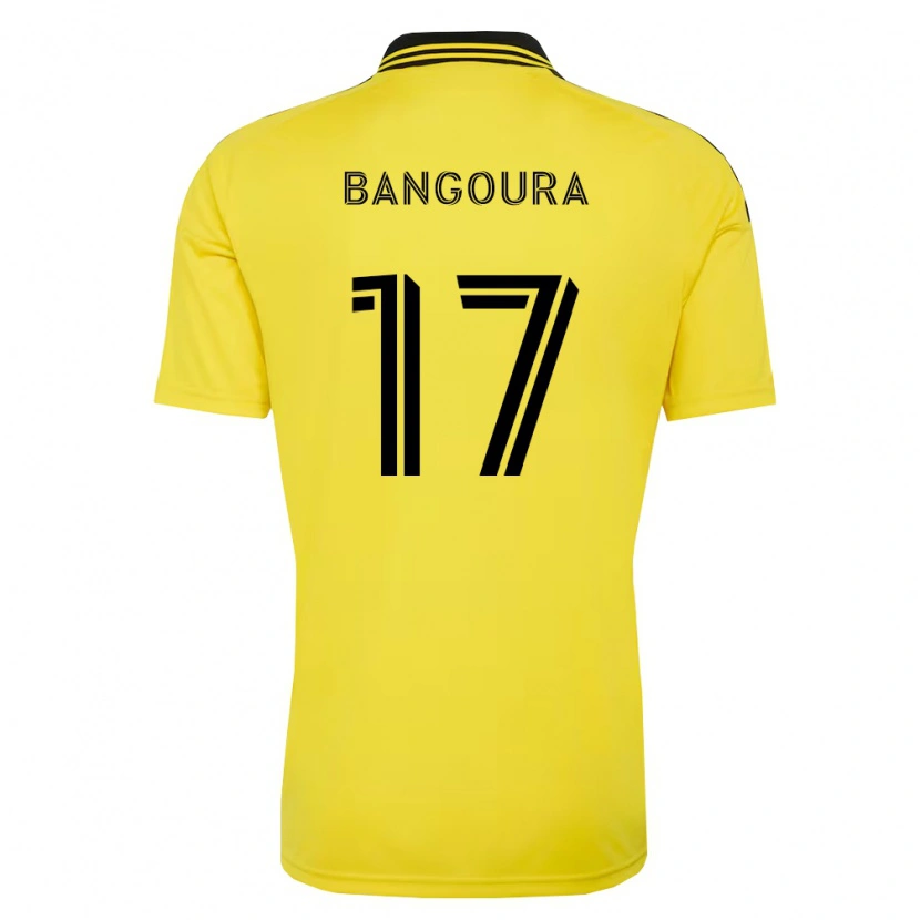 Danxen Niño Camiseta Sekou Bangoura #17 Amarillo Negro 1ª Equipación 2026/27 La Camisa