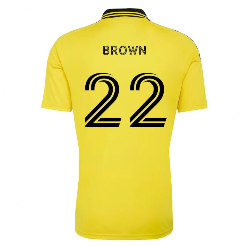 Danxen Niño Camiseta Tristan Brown #22 Amarillo Negro 1ª Equipación 2026/27 La Camisa