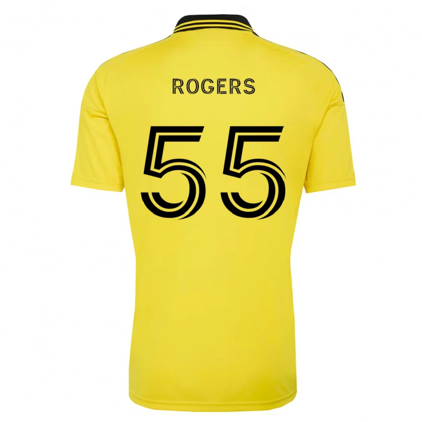 Danxen Niño Camiseta Chris Rogers #55 Amarillo Negro 1ª Equipación 2026/27 La Camisa