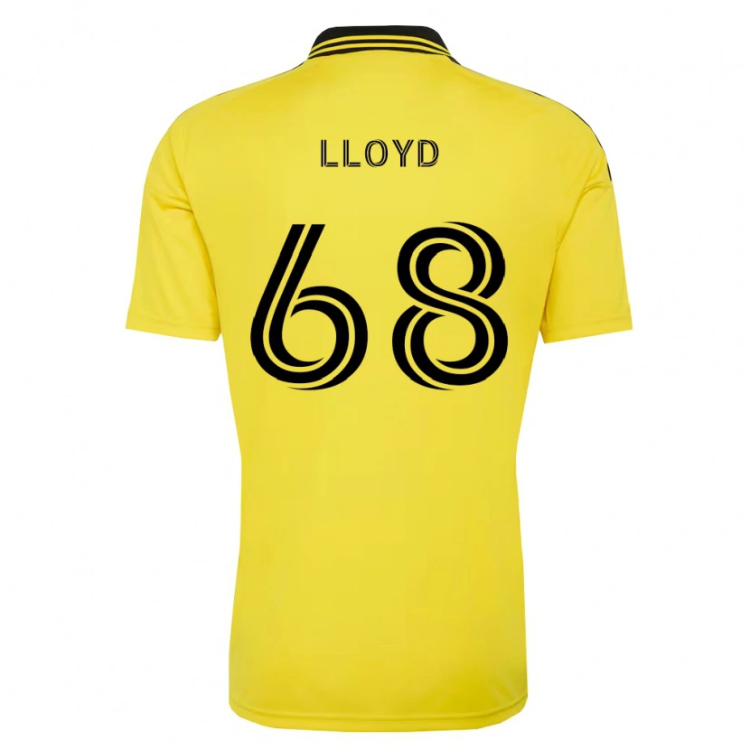 Danxen Niño Camiseta Zach Lloyd #68 Amarillo Negro 1ª Equipación 2026/27 La Camisa