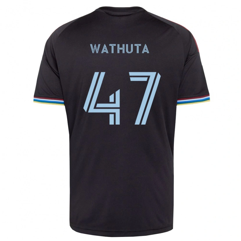 Danxen Niño Camiseta Sydney Wathuta #47 Azul Cielo Negro 1ª Equipación 2026/27 La Camisa