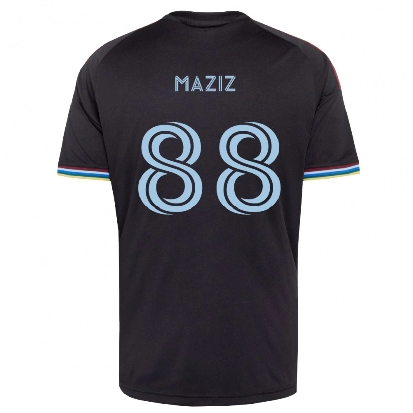 Danxen Niño Camiseta Youssef Maziz #88 Azul Cielo Negro 1ª Equipación 2026/27 La Camisa