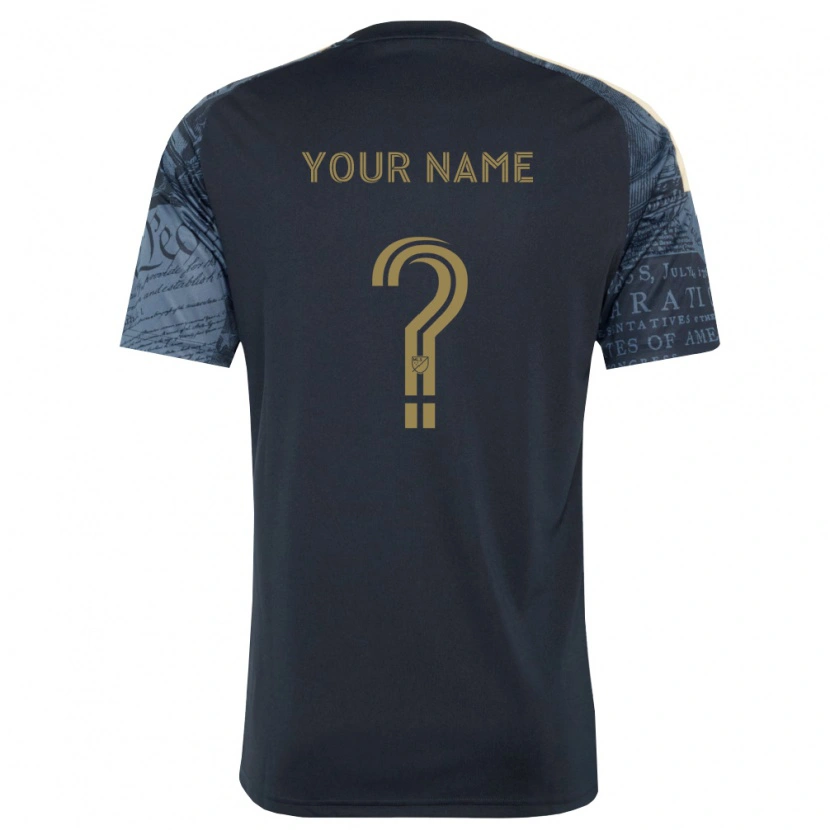 Danxen Niño Camiseta Su Nombre #0 Azul Marino Marrón 1ª Equipación 2026/27 La Camisa