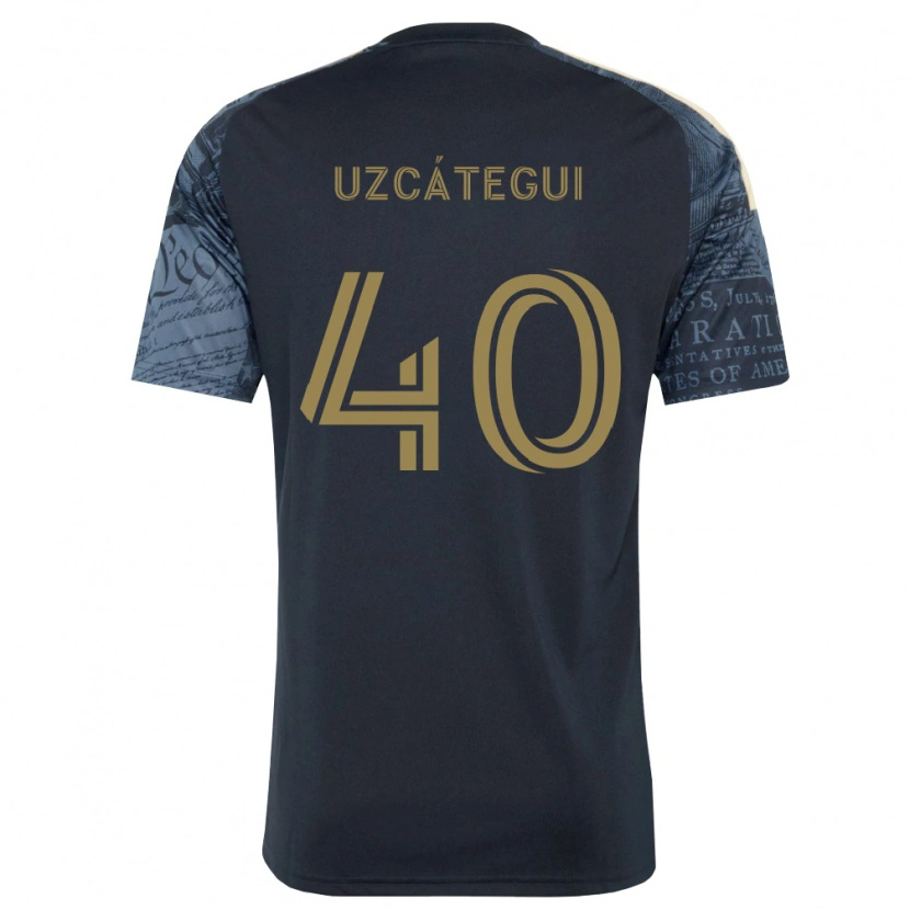 Danxen Niño Camiseta Rafael Uzcátegui #40 Azul Marino Marrón 1ª Equipación 2026/27 La Camisa