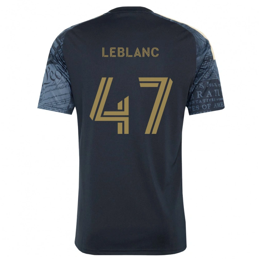 Danxen Niño Camiseta Kellan Leblanc #47 Azul Marino Marrón 1ª Equipación 2026/27 La Camisa