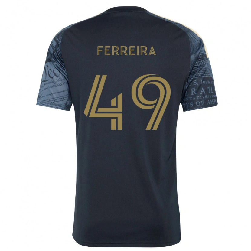 Danxen Niño Camiseta Willyam Ferreira #49 Azul Marino Marrón 1ª Equipación 2026/27 La Camisa