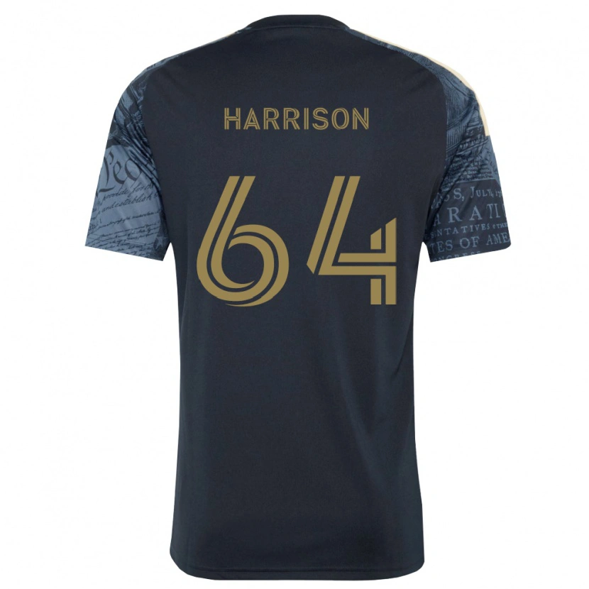 Danxen Niño Camiseta Joshua Harrison #64 Azul Marino Marrón 1ª Equipación 2026/27 La Camisa