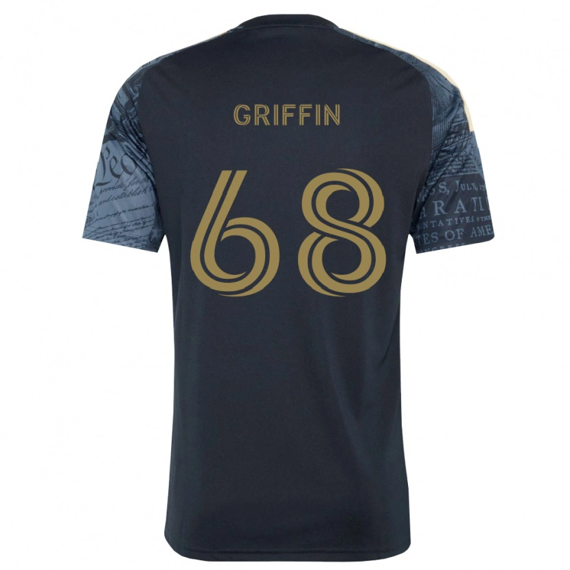 Danxen Niño Camiseta Jordan Griffin #68 Azul Marino Marrón 1ª Equipación 2026/27 La Camisa