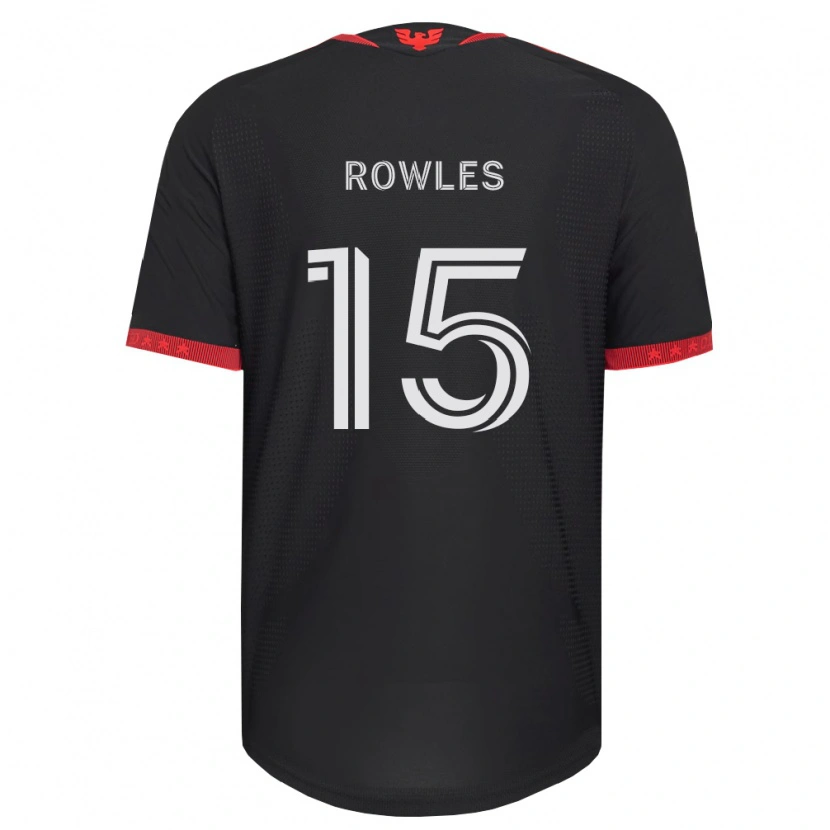 Danxen Niño Camiseta Kye Rowles #15 Negro Blanco Rojo 1ª Equipación 2026/27 La Camisa