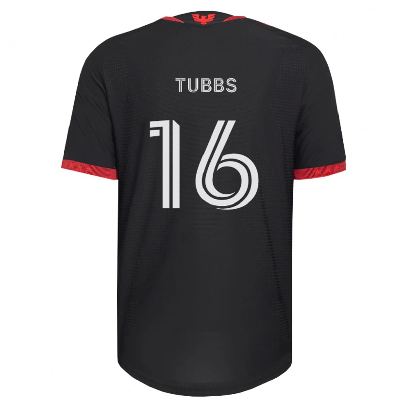 Danxen Niño Camiseta Garrison Tubbs #16 Negro Blanco Rojo 1ª Equipación 2026/27 La Camisa